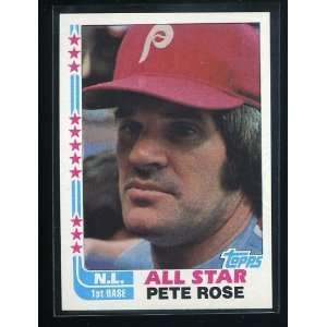  1982 Topps #337 Pete Rose AS Phillies: Sports & Outdoors