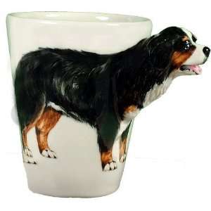   Bernese Mountain Dog Sculpted Ceramic Dog Coffee Mug: Home & Kitchen