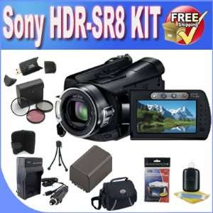 Sony HDR SR8 100GB Hard Drive Digital Camcorder + Extended 