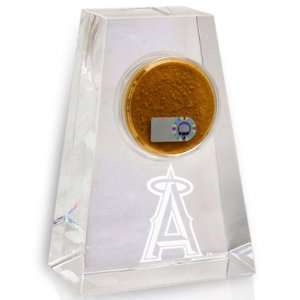  Los Angeles Angels Tapered Crystal Paperweight with Game Field 