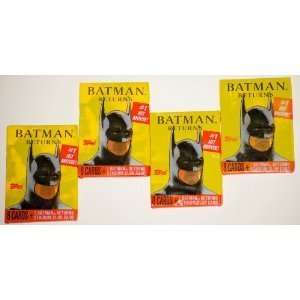  1991   Topps   DC   Batman Returns   Vintage Movie Cards 