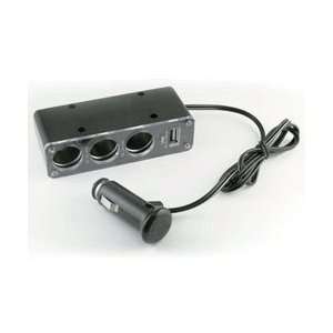  Car&Driver Powercam Inc 12 Volt Universal Triple Socket 