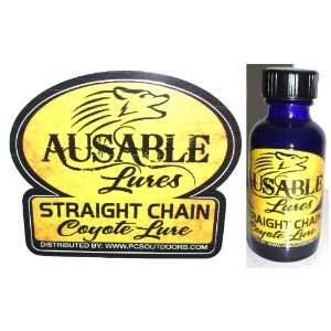   : Ausable Brand Lure Straight Chain Coyote Lure 1 oz: Everything Else