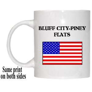  US Flag   Bluff City Piney Flats, Tennessee (TN) Mug 