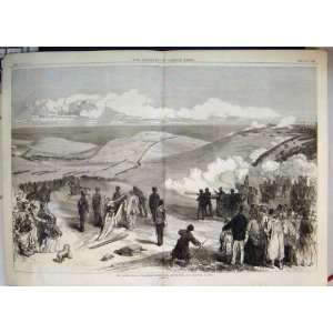  1870 Easter Monday Volunteer Review Battlefield Print 