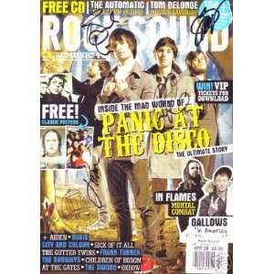  PANIC AT THE DISCO group signed NEW ROCK SOUND magazine 