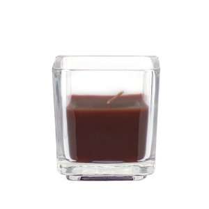   : Brown Square Glass Votive Candles (96pcs/Case) Bulk: Home & Kitchen