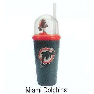   of 5 NFL Miami Dolphins Wind Up Mascot Drink Cups: Sports & Outdoors
