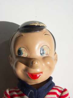 Pinocchio W D Prod Crown Toy Co 1930s/40s Disney Doll  