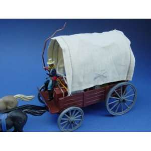   Britains Deetail DSG 7th Cavalry Toy Soldiers Covered Wagon Toys
