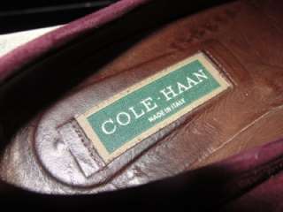 Comfort and style Cole Haan plum suede loafer in a size 8 1/2 B1/2 
