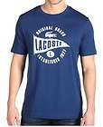 LACOSTE blue FLAG GRAPHIC croc logo T SHIRT New AUTHENTIC $55 L (6)