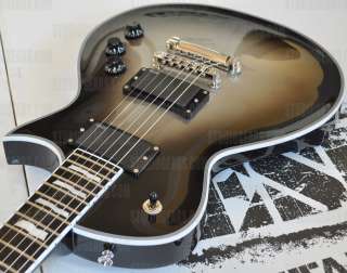 ESP Eclipse II SSB Electric Guitar in Silver Sunburst w/case Made in 