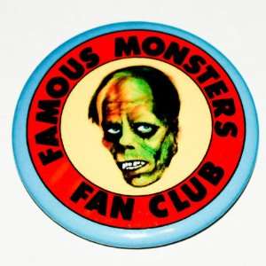   Button  Famous Monsters Phantom of the Opera 