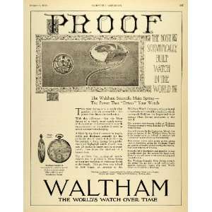 1920 Ad Waltham Watch Massachusetts Colonial A Jewelry Spring John 