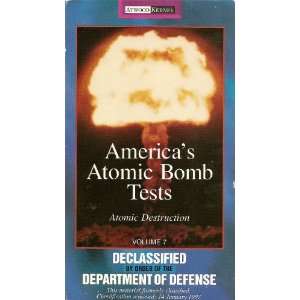  Americas Atomic Bomb Tests Atomic Destruction [VHS 