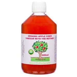   Vinegar with the Mother, Raw & Unfiltered, 500ml Health & Personal
