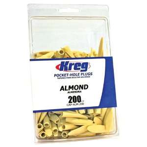  Kreg CAP ALM 200 Almond Plastic Plugs 200 Count