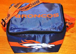 Denver Broncos Team Logo Insulated soft side Lunch Bag Cooler New NFL 