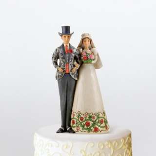 Jim Shore Bride Groom Wedding Cake Topper Figurine 4007600 NIB  