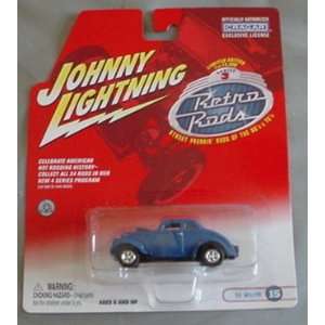   Johnny Lightning Retro Rods 33 Willys Coupe BLUE #15 Toys & Games