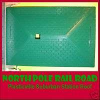 PLASTICVILLE SUBURBAN STATION ROOF GREEN O/S Scale C 7  