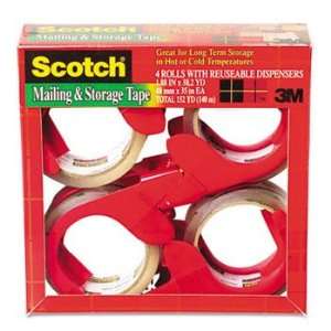  Moving & Storage Tape, 1.88 x 38.2 yards, 3 Core, Clear 
