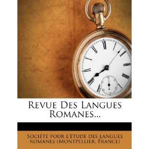   ) (9781275453340) Société pour létude des langues roma Books