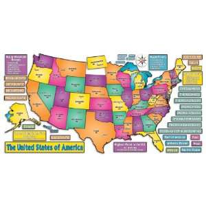  Scholastic Teachers Friend Map of the United States 