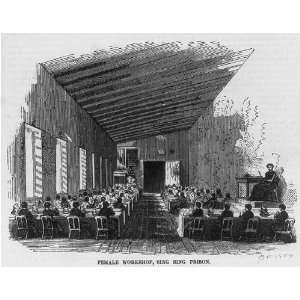    Female workshop,Sing Sing Prison,1854,NY,New York: Home & Kitchen