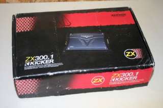 KICKER ZX Series ZX300.1 Car Amplifier  