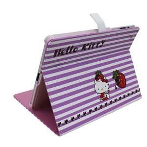  Cute Hello Kitty Leather Case Stand for Apple iPad2 iPad3 