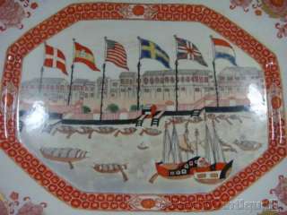 beautiful chinese export armorial porcelain plates  