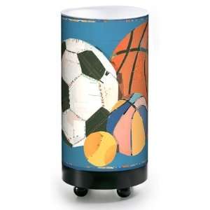  Old Time Sports Balls Table Lamp: Home Improvement