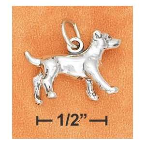   3d Antiqued Jack Russell Terrier Dog Charm: Arts, Crafts & Sewing