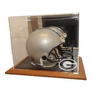   Framed Base Helmet Display Optional NFL Team Logo: Sports & Outdoors
