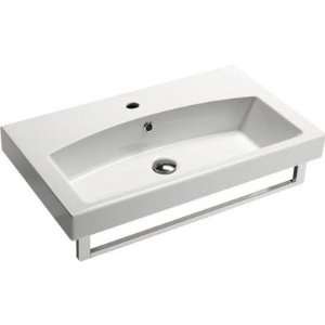   Vessel or Self Rimming Bathroom Sink Hole Configuration No Hole