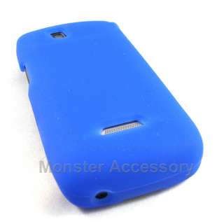 Blue Soft Skin Gel Case Cover For Samsung Sidekick 4G T Mobile