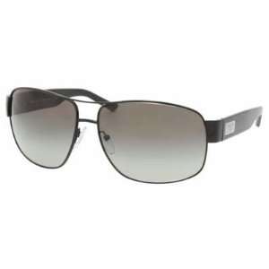    Prada Spr61ls Shiny Black Grey Gradient Sunglasses 
