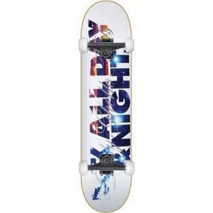  DGK All Day All Night Complete Skateboard   7.8 White w 