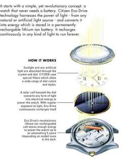 CITIZEN Eco Drive Japanese Quartz Analog/Digital ( Rechargeable by 