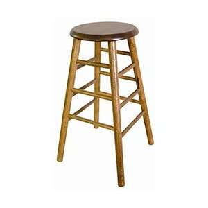   Old Dominion 2704US 30W Backless Wood Bar Stool, 30H: Home & Kitchen