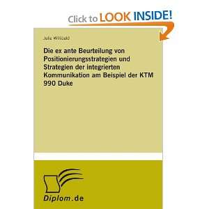   am Beispiel der KTM 990 Duke (German Edition) (9783838682822) Julia