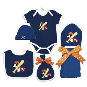   Towel, Bib, Burp Pad, Romper and Hat Set For 6 12 Month Olds: Baby
