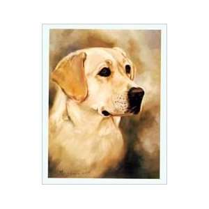  Yellow Lab Head Study Note Cards 