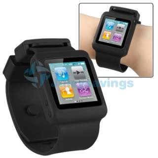 15 Accessory Watch+Armband Case for iPod Nano 6th Gen 6  