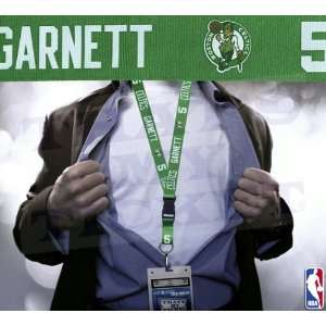  Celtics NBA Lanyard Key Chain & Ticket Holder   Garnett 