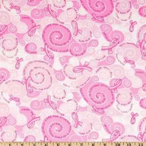  45 Wide Timeless Treasures Guide With Love Swirls Pink 