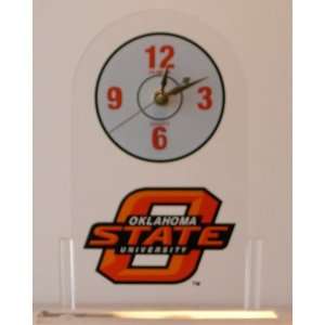   Cowboys NCAA Desk Top/Table Top Acrylic Clock: Sports & Outdoors