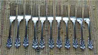 WALLACE GRANDE BAROQUE STERLING SILVER 48 PCS TOTAL FLATWARE BRAND NEW 